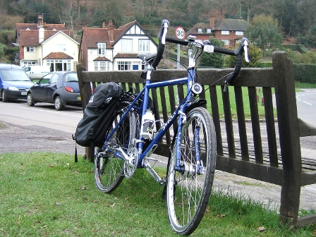 Surly resting in Holmbury St Mary